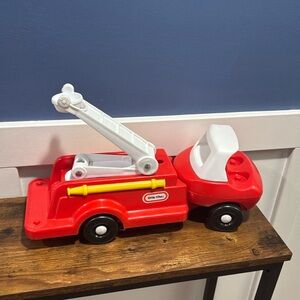 Vintage little tikes fire engine red with white ladder